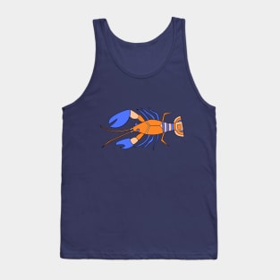 Blue Lobster Tank Top